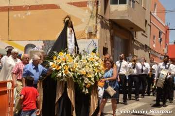 Misa y procesión religiosa en La Viña (Foto Francisco Javier Santana)